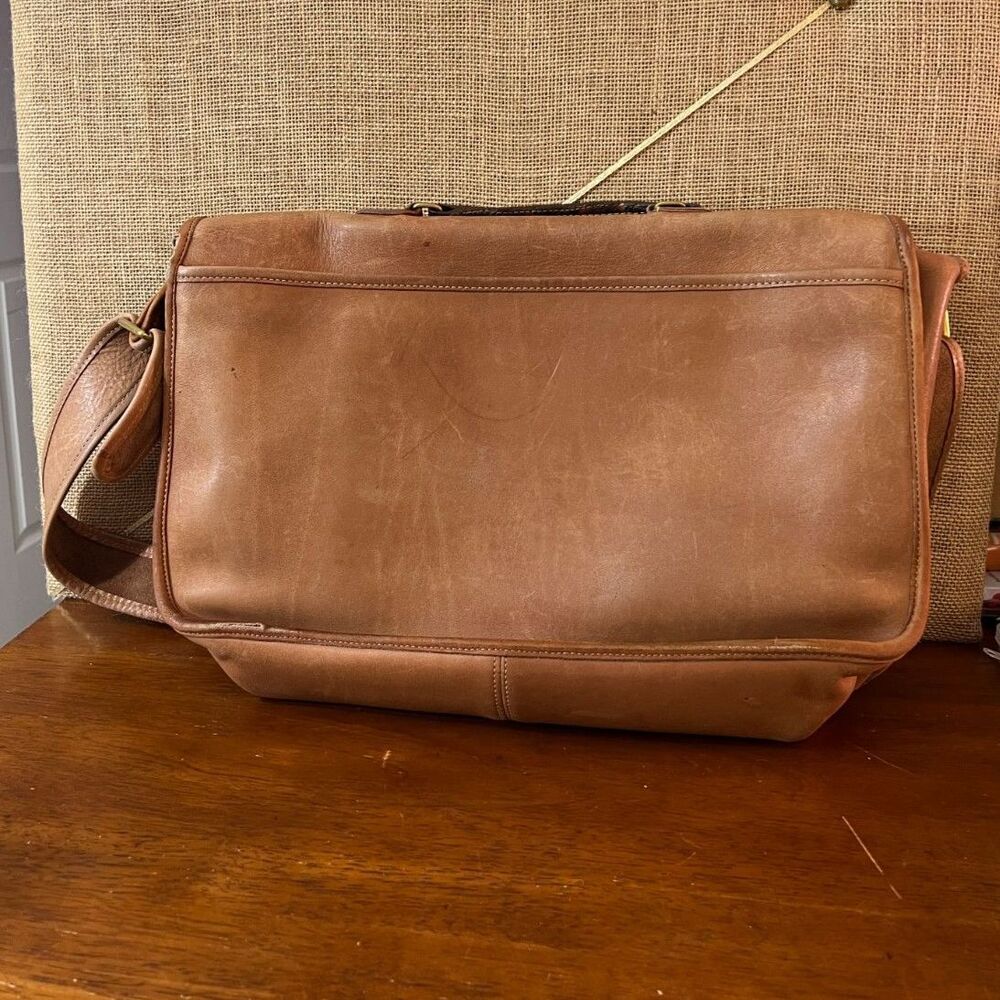COACH Vintage Musette Leather Messenger Bag Briefcase Laptop - Picture 3 of 11